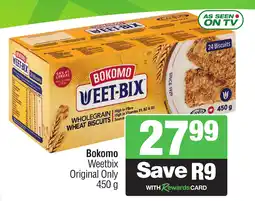 Spar Savemor Bokomo Weetbix Original Only offer