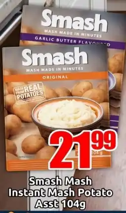 Three Star Cash and Carry Smash Mash Instant Mash Potato Asst offer