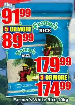 Three Star Cash and Carry Farmer's White Rice offer