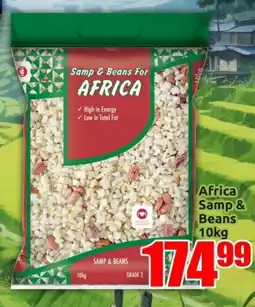 Three Star Cash and Carry Africa Samp & Beans offer