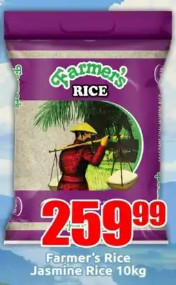 Three Star Cash and Carry Farmer's Rice Jasmine Rice offer