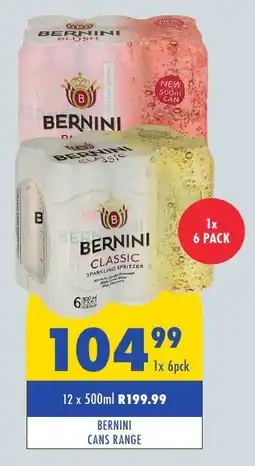 Tabooz Bernini cans range offer