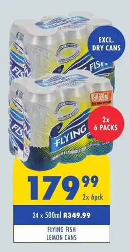 Tabooz Flying fish lemon cans offer