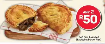 Pick n Pay Hypermarket PnP Pies Assorted (Excluding Burger Pies) offer