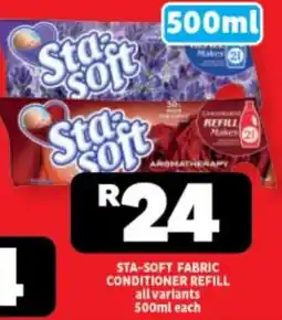 Usave Sta-soft fabric conditioner refill all variants offer