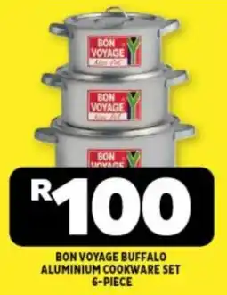 Usave Bon voyage buffalo aluminium cookware set offer