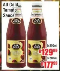 Devland Cash And Carry All Gold Tomato Sauce offer