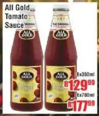 Devland Cash And Carry All Gold Tomato Sauce offer