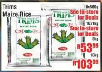 Devland Cash And Carry Trims Maize Rice offer