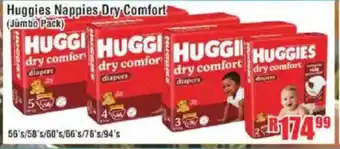 Devland Cash And Carry Huggies Nappies Dry Comfort offer