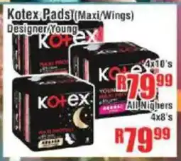 Devland Cash And Carry Kotex Pads (Maxi/Wings) Designer/Young offer