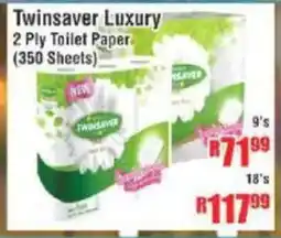 Devland Cash And Carry Twinsaver Luxury 2 Ply Toilet Paper offer