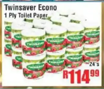 Devland Cash And Carry Twinsaver Econo 1 Ply Toilet Paper offer