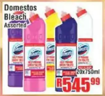 Devland Cash And Carry Domestos Bleach Assorted offer