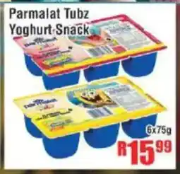 Devland Cash And Carry Parmalat Tubz Yoghurt Snack offer