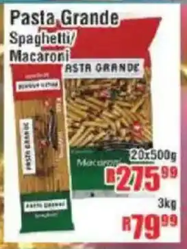 Devland Cash And Carry Pasta Grande Spaghetti/ Macaroni offer