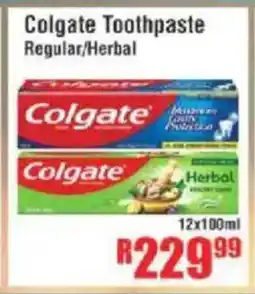 Devland Cash And Carry Colgate Toothpaste Regular/Herbal offer