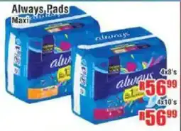 Devland Cash And Carry Always Pads Maxi offer