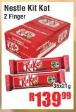 Devland Cash And Carry Nestle Kit Kat 2 Finger offer