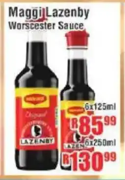 Devland Cash And Carry Maggi Lazenby Worscester Sauce offer