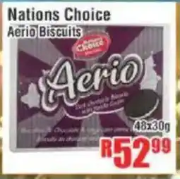 Devland Cash And Carry Nations Choice Aerio Biscuits offer