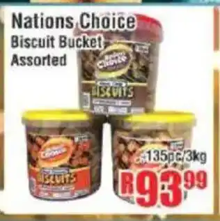 Devland Cash And Carry Nations Choice Biscuit Bucket Assorted offer