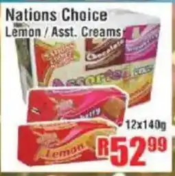 Devland Cash And Carry Nations Choice Lemon/Asst. Creams offer