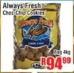 Devland Cash And Carry Always Fresh Choc-Chip Cookies offer