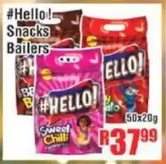 Devland Cash And Carry #Hello! Snacks Bailers offer