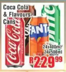 Devland Cash And Carry Coca Cola & Flavours Cans offer