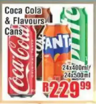 Devland Cash And Carry Coca Cola & Flavours Cans offer