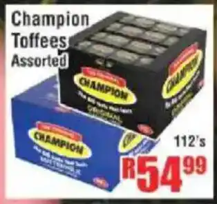 Devland Cash And Carry Champion Toffees Assorted offer