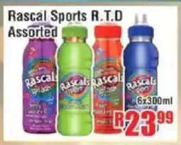 Devland Cash And Carry Rascal Sports R.T.D Assorted offer