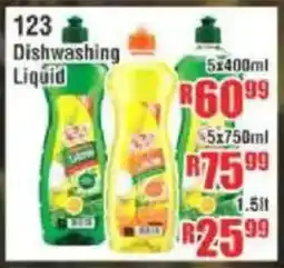 Devland Cash And Carry 123 Dishwashing Liquid offer