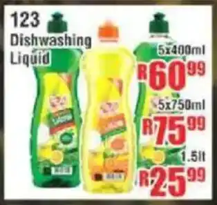 Devland Cash And Carry 123 Dishwashing Liquid offer