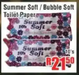 Devland Cash And Carry Summer Soft/ Bubble Soft Toilet Paper offer