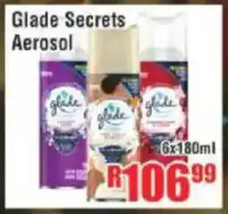 Devland Cash And Carry Glade Secrets Aerosol offer