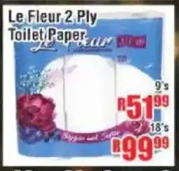 Devland Cash And Carry Le Fleur 2 Ply Toilet Paper offer