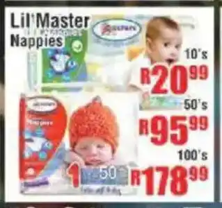 Devland Cash And Carry Lil Master Nappies offer