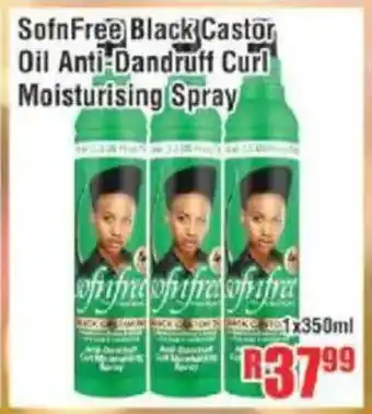 Devland Cash And Carry SofnFree Black Castor Oil Anti-Dandruff Curl Moisturising Spray offer