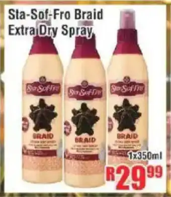 Devland Cash And Carry Sta-Sof-Fro Braid Extra Dry Spray offer