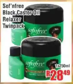 Devland Cash And Carry Sof'nfree Black Castor Oil Relaxer Twinpack offer