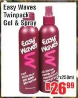 Devland Cash And Carry Easy Waves Twinpack Gel & Spray offer