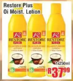 Devland Cash And Carry Restore Plus Oi Moist. Lotion offer