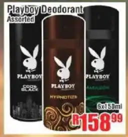 Devland Cash And Carry Playboy Deodorant Assorted offer