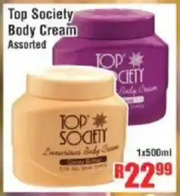 Devland Cash And Carry Top Society Body Cream Assorted offer