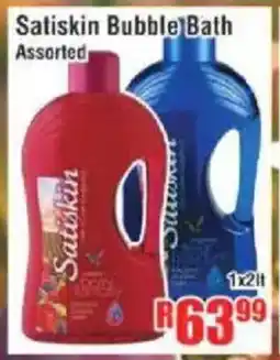 Devland Cash And Carry Satiskin Bubble Bath Assorted offer