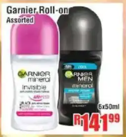 Devland Cash And Carry Garnier Roll-on Assorted offer