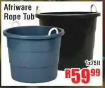 Devland Cash And Carry Afriware Rope Tub offer