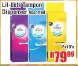 Devland Cash And Carry Lil-Lets Tampon Dispenser Assorted offer